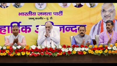 Union home minister Amit Shah. (PTI) Union home minister Amit Shah. (PTI)