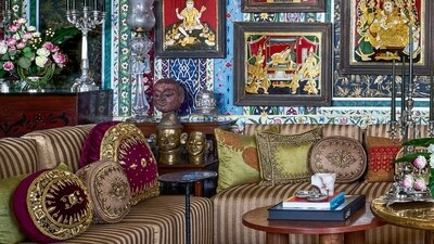 Inside Sonam Kapoor's maximalist home in Mumbai. Inside Sonam Kapoor's maximalist home in Mumbai.
