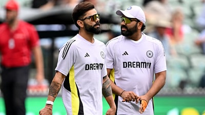 Will Virat Kohli (L) and Rohit Sharma be able to redeem themselves in England later this year? (AFP) Will Virat Kohli (L) and Rohit Sharma be able to redeem themselves in England later this year? (AFP)