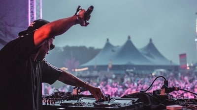 Camping on the festival grounds is a traditional choice, but many attendees would rather stay at neighbouring Airbnbs for a more opulent, private experience. (Unsplash)
