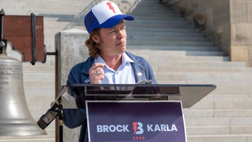 Brock Pierce during his unsuccessful Presidential campaign in 2020. Brock Pierce during his unsuccessful Presidential campaign in 2020.