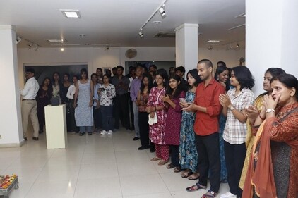 Printmaking and sculpture exhibition by students of the College of Arts and Crafts, underway at Kala Srot Printmaking and sculpture exhibition by students of the College of Arts and Crafts, underway at Kala Srot