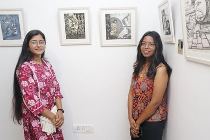 Printmaking and sculpture exhibition by students of the College of Arts and Crafts, underway at Kala Srot Printmaking and sculpture exhibition by students of the College of Arts and Crafts, underway at Kala Srot