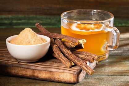 Licorice root is a soothing herb that is widely used for digestive health. (Shutterstock) Licorice root is a soothing herb that is widely used for digestive health. (Shutterstock)