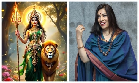 Bhavani Ashtakam; (right) Meenal Nigam Bhavani Ashtakam; (right) Meenal Nigam