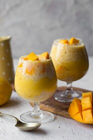 A delicious mango sago A delicious mango sago