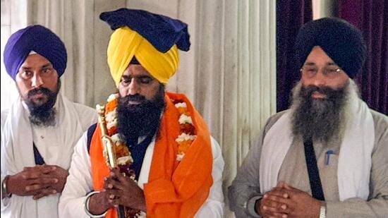 Akal Takht acting jathedar Giani Kuldeep Singh Gargaj (PTI)