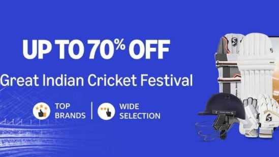 Amazon Great Indian Cricket festival gives up to 70% off on cricket assets