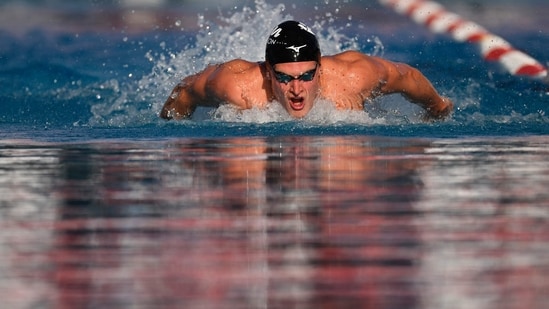 The case was brought by Arizona State swimmer Grant House and other athletes. (Getty Images via AFP)
