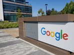 A sign is pictured outside a Google office near the company's headquarters in Mountain View, California, U.S., May 8, 2019. 