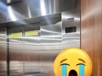 A Bengaluru family was stranded inside an airport lift for 15 minutes.