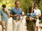 A still of actor Jason Isaacs from the third season of HBO series 'The White Lotus'. 