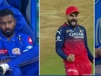 Virat Kohli roars in jubilation while Rohit Sharma, Hardik Pandya sit in agony Virat Kohli roars in jubilation while Rohit Sharma, Hardik Pandya sit in agony