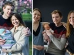 The first child born in the UK through womb transplant. The first child born in the UK through womb transplant.