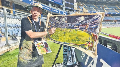 British stadium artist nurtures a field of dreams as he sets off to paint the next IPL 2025 match British stadium artist nurtures a field of dreams as he sets off to paint the next IPL 2025 match