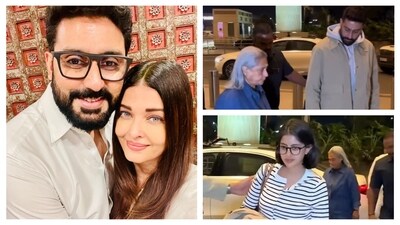 Early on Tuesday, just after attending the Maddock Films 20th anniversary party in Mumbai on Monday, Abhishek was spotted at Mumbai airport. Early on Tuesday, just after attending the Maddock Films 20th anniversary party in Mumbai on Monday, Abhishek was spotted at Mumbai airport.