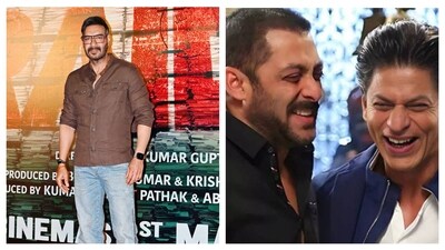 At trailer launch on his latest Raid 2, Ajay Devgn was asked what would he do if he had to manage an income tax raid at Shah Rukh Khan and Salman Khan house, At trailer launch on his latest Raid 2, Ajay Devgn was asked what would he do if he had to manage an income tax raid at Shah Rukh Khan and Salman Khan house,