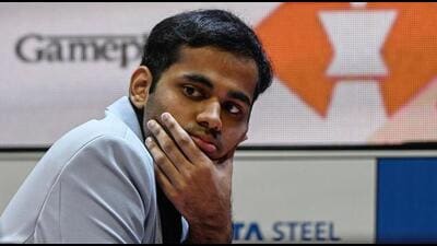 India's chess grandmaster Arjun Erigaisi. (AFP) India's chess grandmaster Arjun Erigaisi. (AFP)