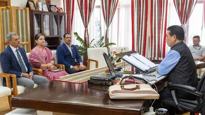 Lalduhoma also requested the NCB chief to offer technical inputs and suggestions (Photo: Mizoram Govt)