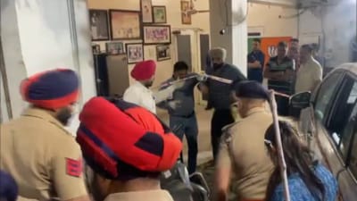 Forensic teams were also seen collecting evidence around the blast site. An investigation has been launched to find the perpetrator. (ANI) Forensic teams were also seen collecting evidence around the blast site. An investigation has been launched to find the perpetrator. (ANI)