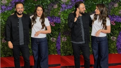 Shraddha Kapoor and Amar Kaushik attended an event in Mumbai. Shraddha Kapoor and Amar Kaushik attended an event in Mumbai.