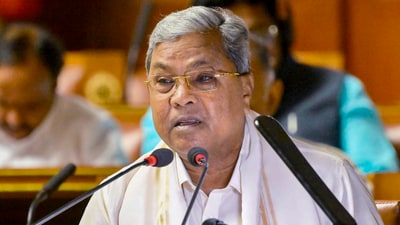 Karnataka chief minister Siddaramaiah. (PTI)