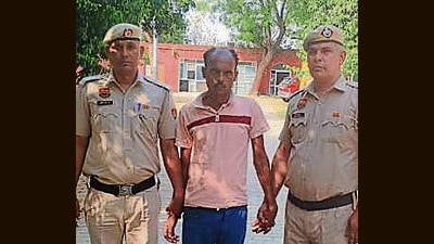 The 32-year-old accused, Vinod Kumar. (HT Photo)