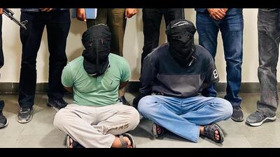The accused in police custody in Mohali on Tuesday. (Sourced) The accused in police custody in Mohali on Tuesday. (Sourced)