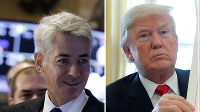 Bill Ackman earlier said Donald Trump will ‘use tariffs as a weapon,' (REUTERS/Brendan McDermid/File Photo, REUTERS/Jonathan Ernst/File Photo, REUTERS/Carlos Barria/File Photo)