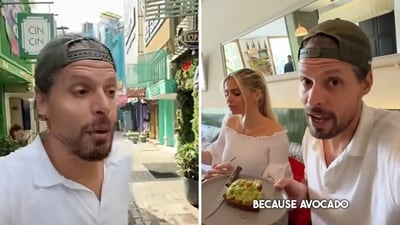 The Dutch YouTuber whose Delhi video has sparked a controversy. (YouTube/@TravelTomTom) The Dutch YouTuber whose Delhi video has sparked a controversy. (YouTube/@TravelTomTom)