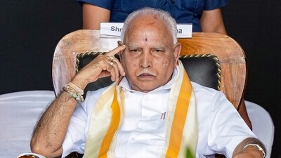 Former Karnataka chief minister BS Yediyurappa. (PTI) Former Karnataka chief minister BS Yediyurappa. (PTI)