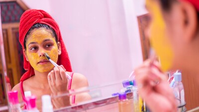 Besan or gram flour is one of the common home remedies for easy exfoliation. (Shutterstock) Besan or gram flour is one of the common home remedies for easy exfoliation. (Shutterstock)