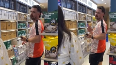 A video showed fans chasing Travis Head for a selfie despite refusals, sparking online debate. (Instagram/zayn_vloggs) A video showed fans chasing Travis Head for a selfie despite refusals, sparking online debate. (Instagram/zayn_vloggs)