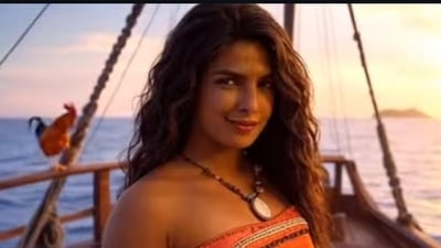 Priyanka Chopra embodies the adventurous spirit of Moana in the reimagined image. (Ai TOT) Priyanka Chopra embodies the adventurous spirit of Moana in the reimagined image. (Ai TOT)