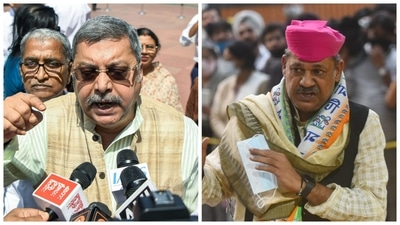 L to R: TMC MPs Kalyan Banerjee and Kirti Azad L to R: TMC MPs Kalyan Banerjee and Kirti Azad