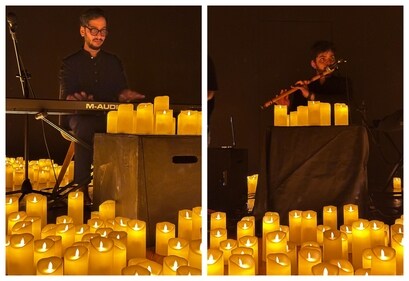 The Indian Jam Project during the candlelight concert The Indian Jam Project during the candlelight concert