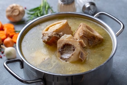 Bone broth is ideal for non-vegetarians. (Shutterstock) Bone broth is ideal for non-vegetarians. (Shutterstock)