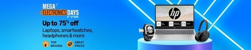 Explore the best deals on Amazon Mega Electronics Days. Explore the best deals on Amazon Mega Electronics Days.
