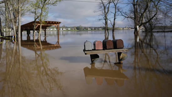 While the storms have eventually moved on, there is still a high risk of flooding in a number of other states, including portions of Indiana, Arkansas, and Tennessee.(AP)
