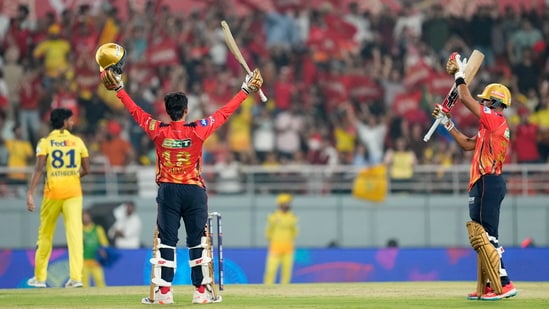 Arya never really turned back and ended up crossing his century just 19 balls later. He eventually fell on 103 off 42 balls.&nbsp;(PTI)