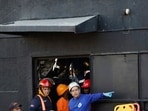 Rescue workers search for survivors at the Jet Set nightclub after its roof collapsed during a merengue concert in Santo Domingo. Rescue workers search for survivors at the Jet Set nightclub after its roof collapsed during a merengue concert in Santo Domingo.