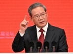 China's Premier Li Qiang delivers speech during an event in Beijing.