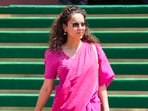BJP MP and actor Kangana Ranaut also slammed Congress and said that many scams have taken place under its regime. BJP MP and actor Kangana Ranaut also slammed Congress and said that many scams have taken place under its regime.