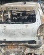 The remains of the gutted vehicle. (HT Photo) The remains of the gutted vehicle. (HT Photo)
