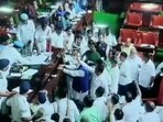 18-MLAs were suspended in Karnataka when ruckus erupted during the previous session. 