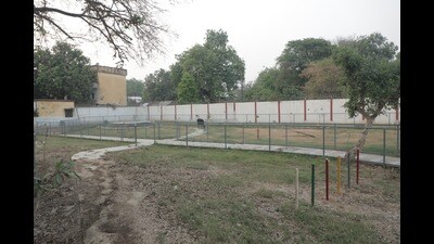 A view of the Dog Park coming up in Civil Lines (HT) A view of the Dog Park coming up in Civil Lines (HT)