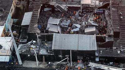 An aerial view of the Jet Set nightclub after the collapse of its roof, in Santo Domingo, on April 8, 2025. (AFP) An aerial view of the Jet Set nightclub after the collapse of its roof, in Santo Domingo, on April 8, 2025. (AFP)