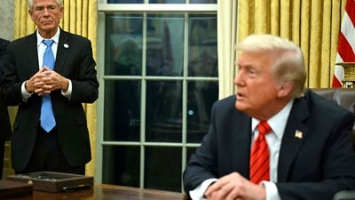 President Donald Trump's punishing tariffs on countries around the world, including a 104 percent increase in duties on China, bear the fingerprint of Peter Navarro, a Harvard-trained economist who has long warned against a rising Beijing. (AFP FILE)