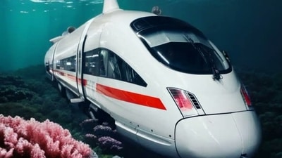 Mumbai to Dubai in 2 hours? Here's all you need to know about the underwater high-speed rail corridor. (Image by X/supercarblondie) Mumbai to Dubai in 2 hours? Here's all you need to know about the underwater high-speed rail corridor. (Image by X/supercarblondie)