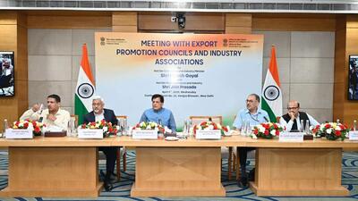 Piyush Goyal assured exporters that the Indian “team is working with speed but not in undue haste to ensure the right outcome for the country”. (X/PiyushGoyal) Piyush Goyal assured exporters that the Indian “team is working with speed but not in undue haste to ensure the right outcome for the country”. (X/PiyushGoyal)